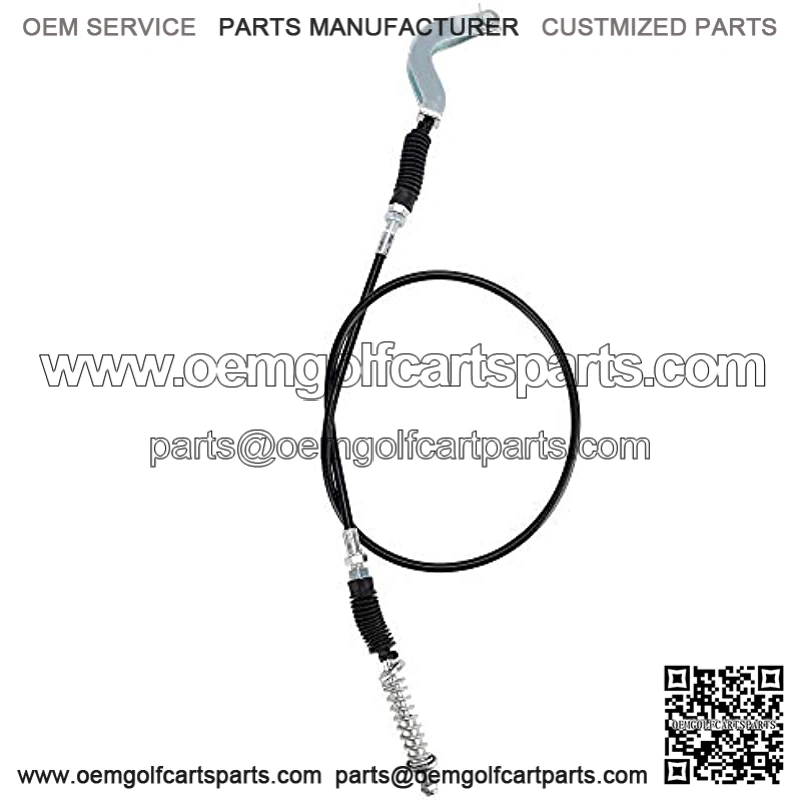 Golf Cart Forward & Reverse Transmission Shift Cable Assembly for EZGO TXT ST350 / ST480 Workhorse 1996-2001, 50.5" Long, OEM# 72341-G01 (Updated Version with Correct Length)
