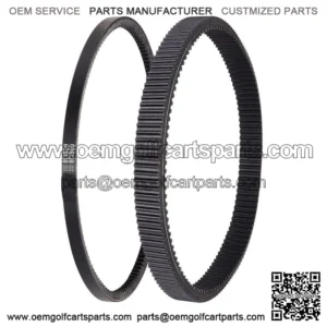 Golf Cart Starter Belt & Drive Belt for EZGO RXV TXT 2008-up 606136 606138