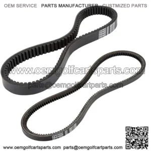 Golf Cart Clutch Drive Belt & Starter Generator Belt for EZGO TXT 94-up 4 Cycle