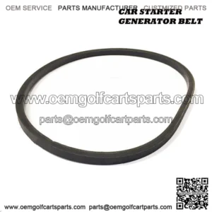 Club Car Starter Generator Belt For 1997-Up 2014+ DS/Precedent Golf Cart Black
