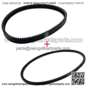 Drive Belt & Starter Generator Belt for Club Car DS 97-22 Precedent Gas Golf Car