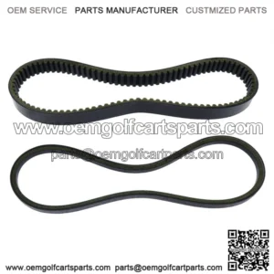 Drive & Starter Belt Set JN6-H1173-00 J55-G6241-00 for Yamaha Golf Cart G16-G22