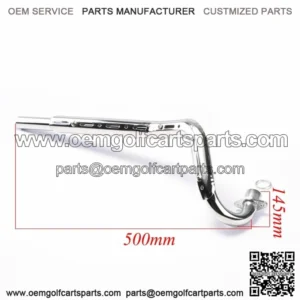 28mm Muffler Exhaust Pipe for 90cc 110cc 125cc SDG SSR Pit Dirt Bike XR50