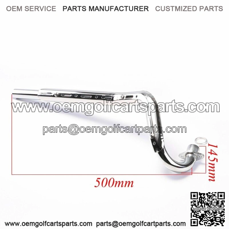 28mm Muffler Exhaust Pipe for 90cc 110cc 125cc SDG SSR Pit Dirt Bike XR50