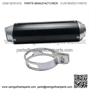 38mm CNC Exhaust Muffler Pipe 110 125 150cc Dirt Bike Pit Atomik SDG Thumpstar