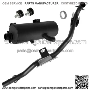 Exhaust Muffler w/ Pipe Gasket fits Polaris Sportsman 500 4x4 1996 1997 - 2000