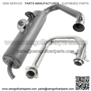 Exhaust Muffler and Pipe for Yamaha Viking 700 YXM700 4X4 2014 2015 2016 - 2021