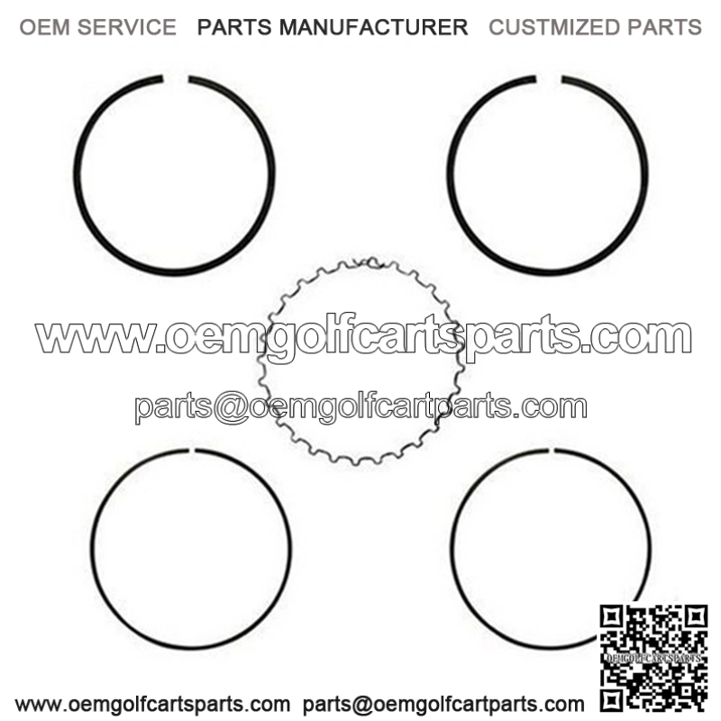 EZGO Piston Ring Set in .50mm Oversized Size (Fits EZ-GO 4-cycle Gas 1991+ 295cc Only MCI)