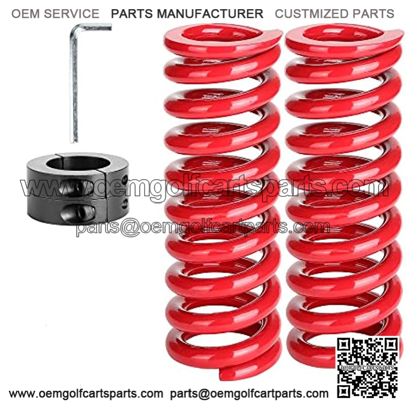 Yamaha Shock Spring Compatible with Golf Cart Yamaha G14/G16/G19/G20/G22/G29 Drive (2007 to 2016) - Heavy Duty Rear Shock Coil Spring Set