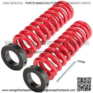 Golf Cart Heavy Duty Rear Shock Coil Spring Kit for Yamaha G14, G16, G19, G20, G22, 2007-2016 G29 Drive (Not fit 2017-Newer G29/Drive2)