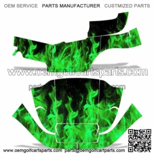 Club Car Graphic Kit Golf Cart Decal Sticker Wrap Parts Precident i2 08-13 GFLME
