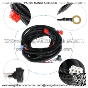 For Club Car DS EZGO TXT Yamaha Golf Cart Basic Wire Harness US STOCK