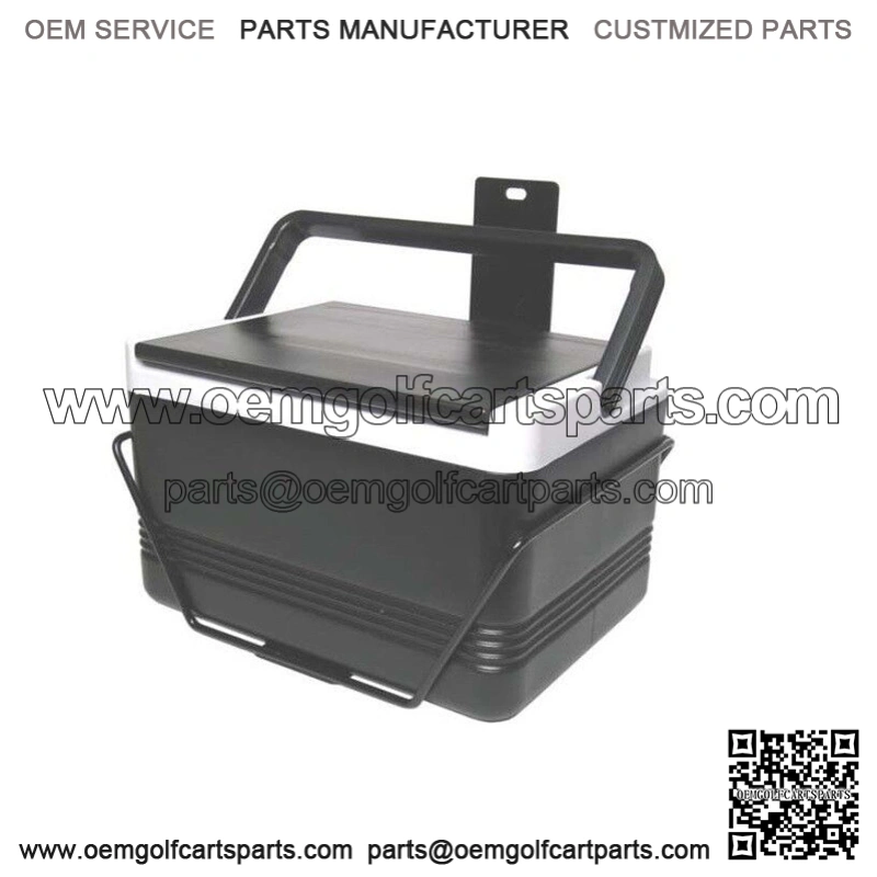 Golf Cart 12 Quart Cooler and Black Mounting Bracket Only for EZGO TXT