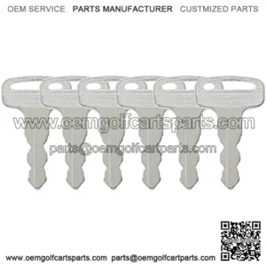 Golf Cart Ignition Key Fits Club car 1984 Up,EZGO 1982 up and Some Yamaha Models Gas/Electric(6 Pcs),OEM# 1012505, 17063-G01,J17-82511-20