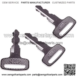 3 pcs Gas Electric Ignition Key Fit for Yamaha Golf Cart PTV 8002 2010+