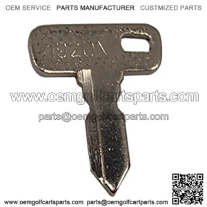 One New Ignition Key Fits Club Car Gas 1992-up DS, Gas 1992-up Precedent 1012505