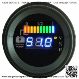 Digital Charge Meter for EZGO RXV Golf Carts 2008+