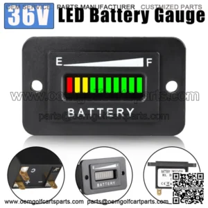 36 Volt Battery Indicator for EZGO Club Car Yamaha Golf Cart Meter Gauge ATV