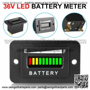 36V LED Battery Indicator Meter Gauge for EZGO Club Car Yamaha Golf Cart Trucks