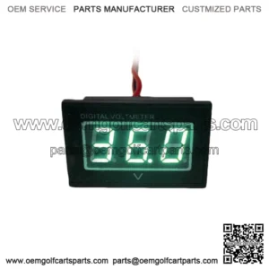 36V Golf Cart Digital Volt Meter Battery Gauge Club Car EZGO Yamaha 36 - GREEN