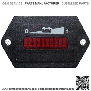 LED Battery Charge Meter Display For 48V Golf Carts