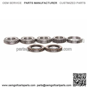 2 pack EZGO Golf Cart Front Wheel Hub Bearings & Seal 1976 & UP GAS & ELECTRIC