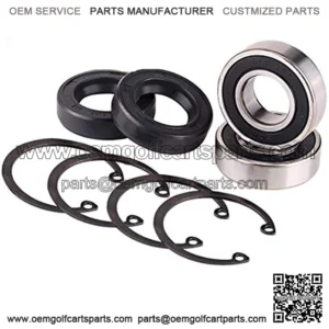 Golf Cart Rear Axle Bearing & Seal for EZGO Marathon, Medalist & TXT and RXV Electric Carts 1978 UP, Bearing Shaft Kit Replace OEM# 611931, 620343, 70181-G01 ,15112G1, 230-889, 82705-78