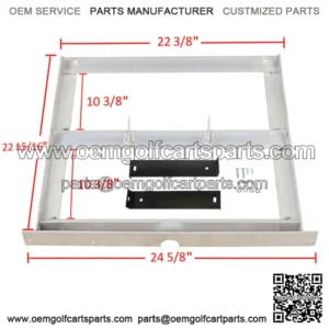 For EZGO 36V TXT/MEDALIST 1994-2013 GOLF CART ALUMINUM BATTERY TRAY
