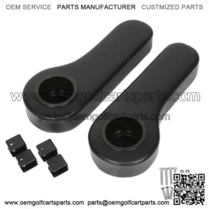 Rear Seat Arm Rest Drink Holder Set No Drill for Golf Cart EZGO Club Car Yamaha