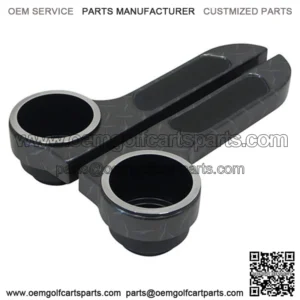 Diamond Plate Golf Cart Cup Holder Rear Seat Arm Rest Cushion (Fits EZGO, Club Car & Yamaha)