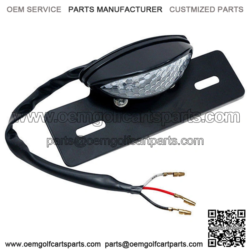 Golf Cart License Plate Holder With LED Illumination