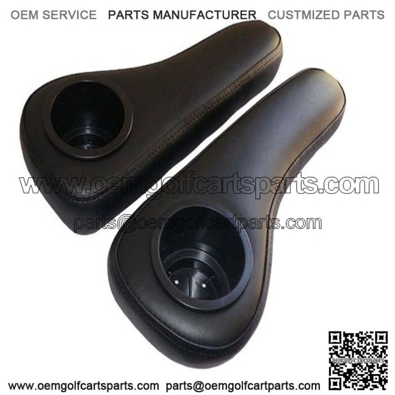 Black Arm Rests for Rear Seats for EZGO, Club Car & Yamaha Golf Carts