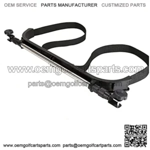 Universal Golf Cart Golf Bag Attachment Golf Bag Holder Bracket Rack for EZGOTXT RXV Club Car DS Precedent Tempo Onward/Yamaha G2-G29 Rear Seat Black,Adjustable,No-Drilling,with Sturdy Clamp