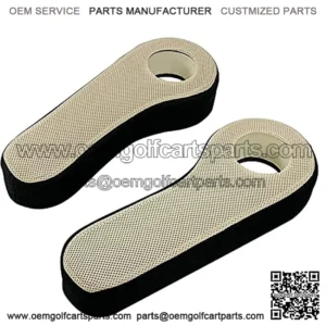 Golf Cart Rear Seat Arm Rest Cover Breathable Washable Polyester Mesh Cloth for EZGO Club Car Yamaha 1 Pair of armrest Cover