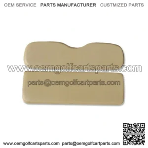 Golf Cart Rear Flip Seat Replacement Cushion Set (Club Car EZGO Yamaha) - Buff
