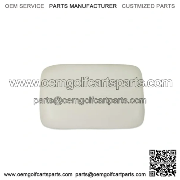White Seat Back Assembly for EZGO Marathon - 1973-94 Golf Cart