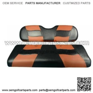 Riptide 1994-Up Two-Tone Black/Moroccan Front Seat Covers for EZGO TXT an