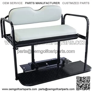 Yamaha G29 / Drive/YDRA/YDRE (07-16) Golf Cart Rear Flip Seat with Steel Frame