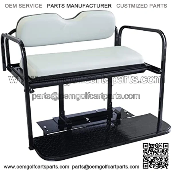 Yamaha G29 / Drive/YDRA/YDRE (07-16) Golf Cart Rear Flip Seat with Steel Frame