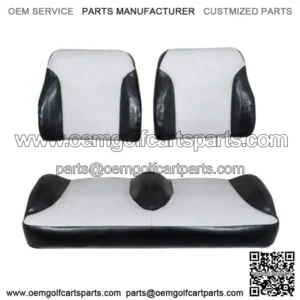 EZGO TXT Black/Silver Suite Seats (Fits 1994.5-2013)