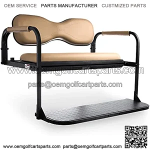 MODZ Flip4 EZGO TXT & TXT48 1995+ Golf Cart Rear Seat Kit ?C Tan