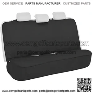 Motor Trend AquaShield Black Waterproof Rear Bench Car Seat Cover ?C Padded Neoprene Back Seat Cover for Cars, Ideal Back Seat Protector for Kids & Dogs, Interior Covers for Auto Truck Van SUV