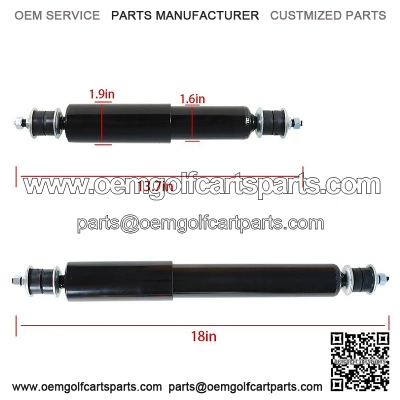 Front and Rear Shock Absorbers 70928-G01 for EZGO TXT 1994+ Gas/Electric Golf Cart - Image 2