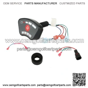 Keyless Ignition Switch with Digital Battery for EZGO Club Car Golf Cart ?C 36V to 48V
