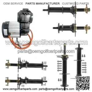 Differential Rear Axle Kit for Trike E-Bike Golf Cart Quad ?C 500W, 1000W, 1500W Motor Options