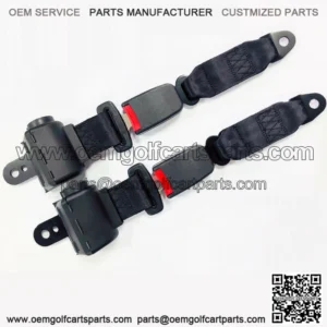 2x Golf Cart Seat Belt Universal Lap Straps for EZGO Yamaha Club Car
