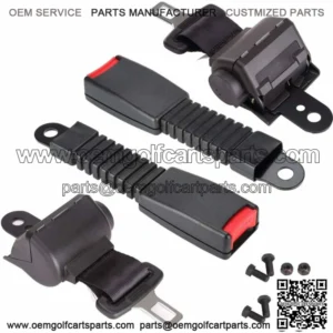 2 PCS Universal Golf Cart Seat Lap Belts for EZGO/Yamaha/Club Car