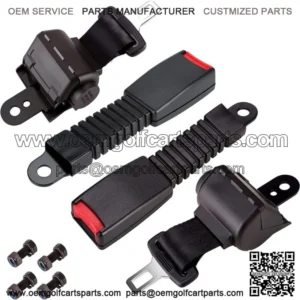 2PCS Universal Golf Cart Seat Belts 42" for EZGO Club Car Yamaha
