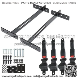 Golf Cart Seat Belts Lap Set 42" For EZGO/Yamaha/Club Car 4 Sets new