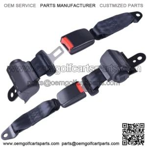 For EZGO/Yamaha/Club Car 2 PCS Universal Golf Cart Seat Lap Belts